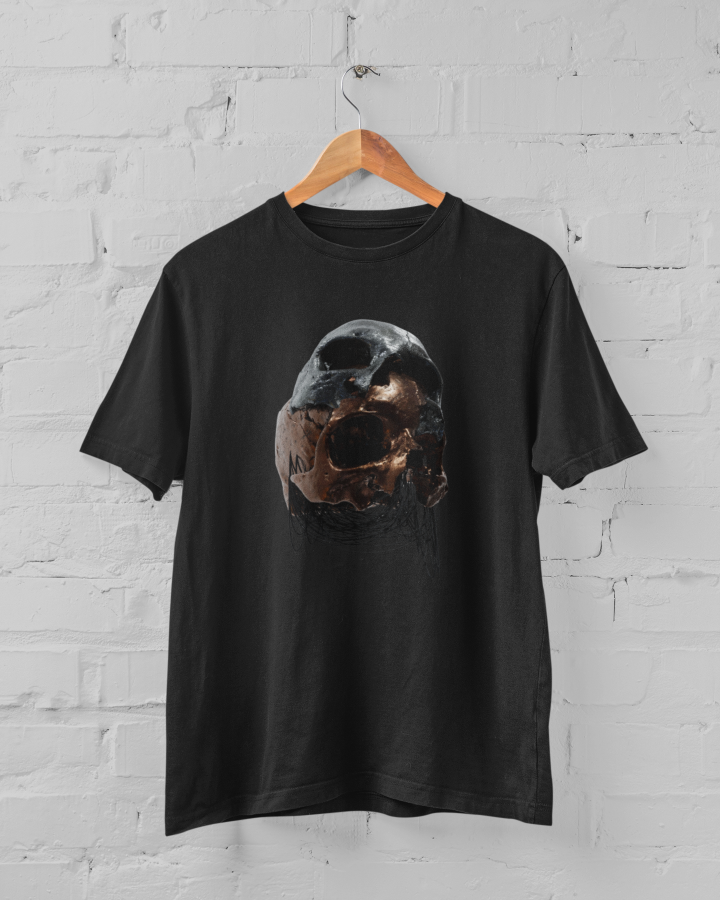 Oversized "Skull" Tee