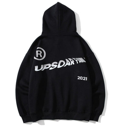 Oversized "WARNING" Hoodie