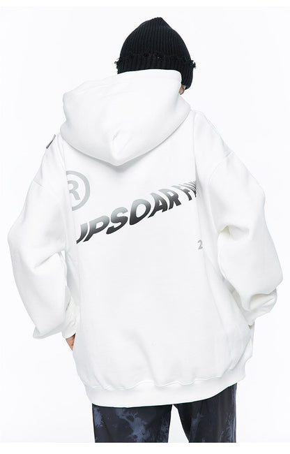 Oversized "WARNING" Hoodie