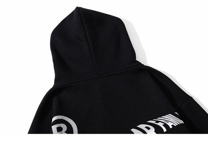 Oversized "WARNING" Hoodie