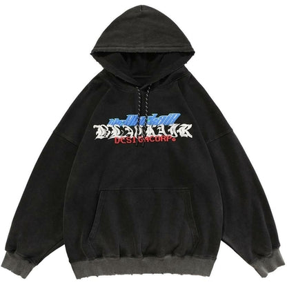 Oversized "Black-Air" Hoodie