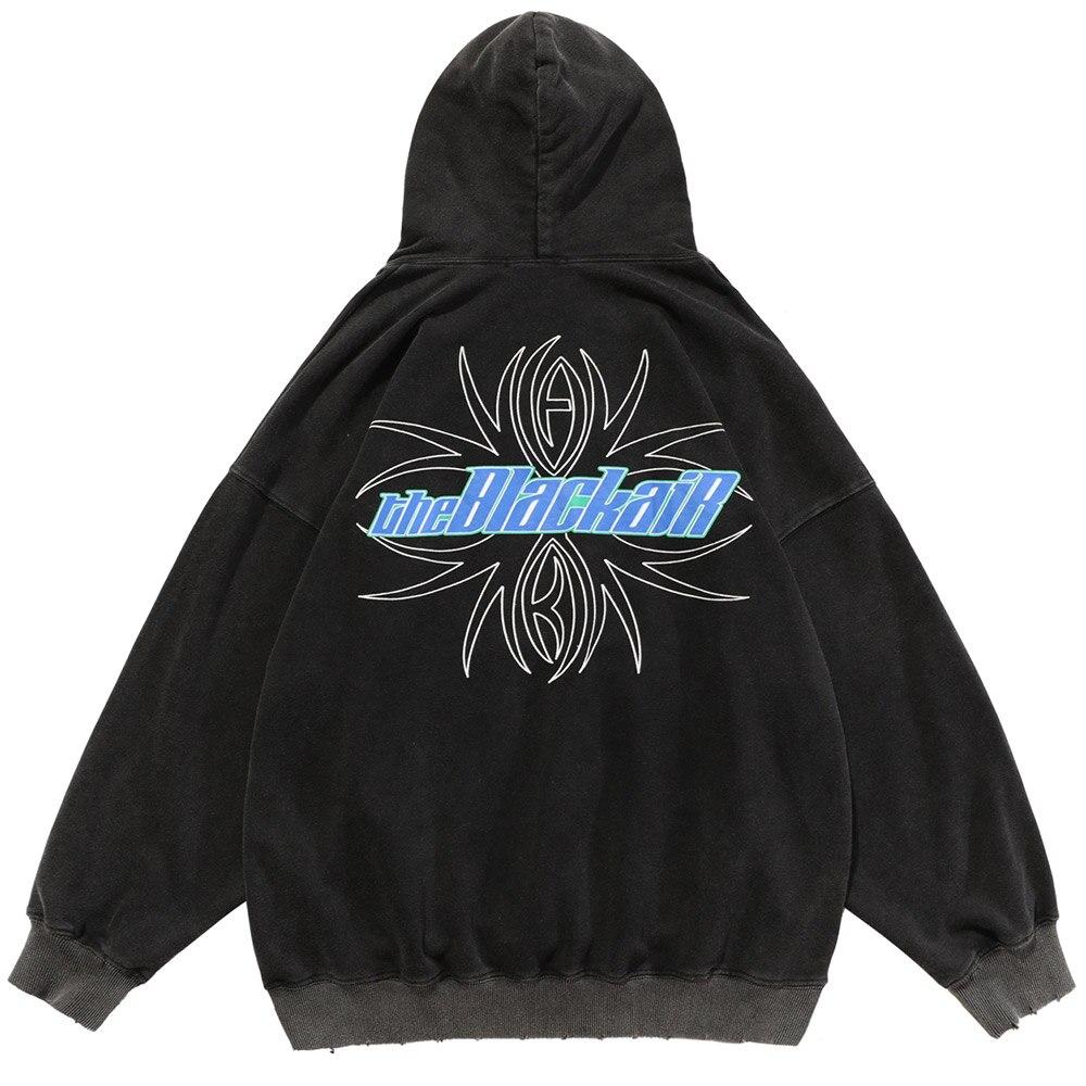 Oversized "Black-Air" Hoodie