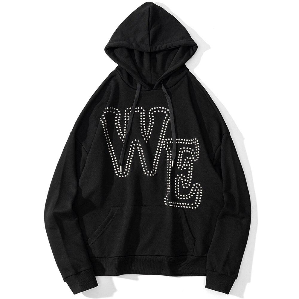 Oversized "WE" Punk Hoodie